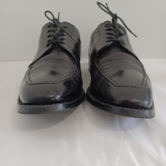 Allen Edmonds Black leather lace up dress mens shoes size 13 - Picture 4 of 13